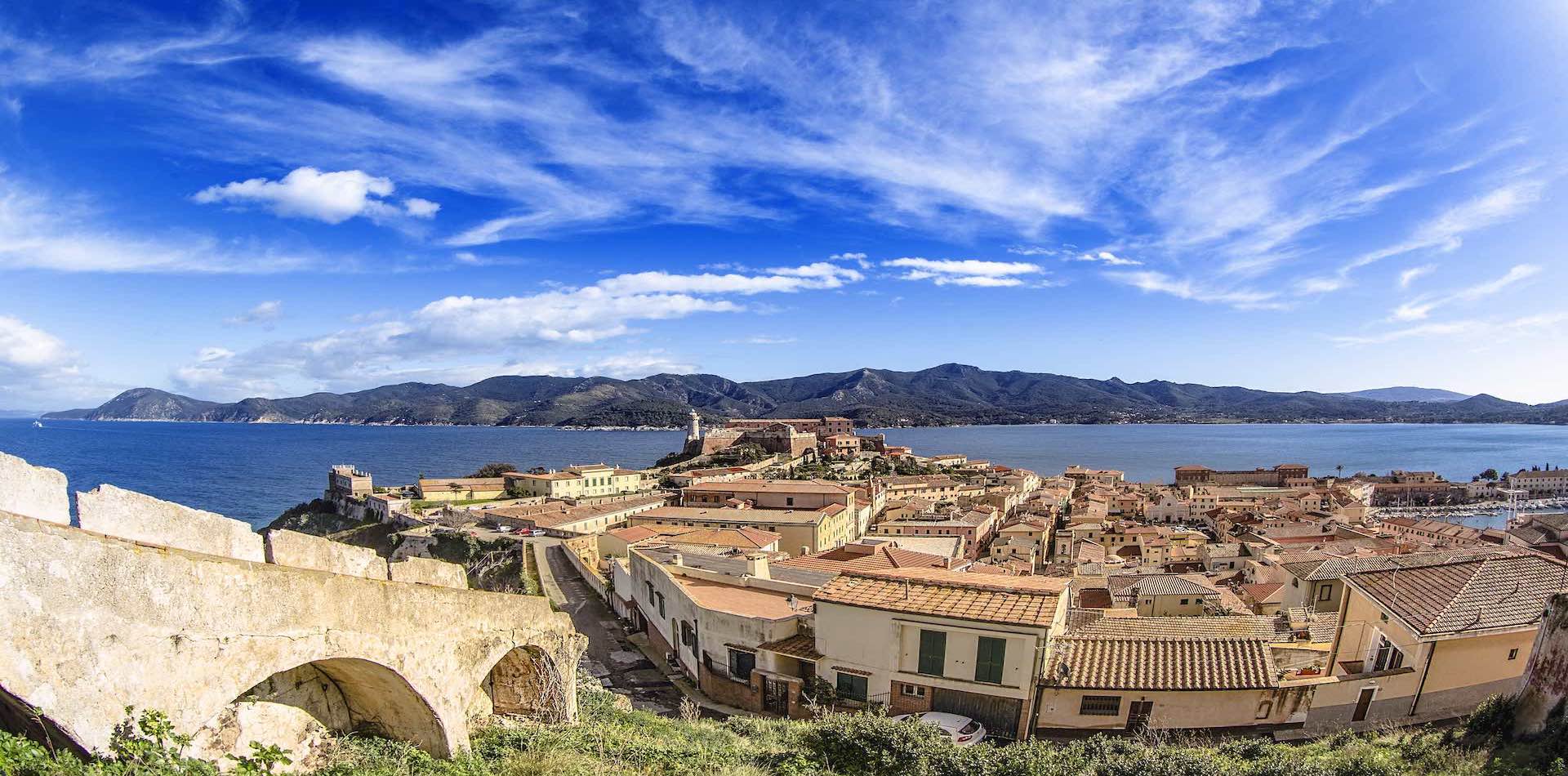 Veduta panoramica sul Forte Stella di Portoferraio